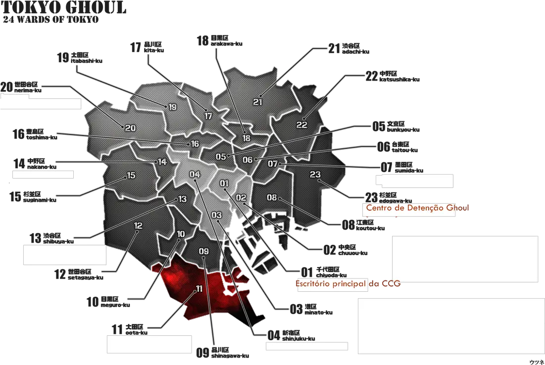 Distritos Tokyo Ghoul Rpg Tokyo Ghoul Districts Png Tokyo Ghoul Logo