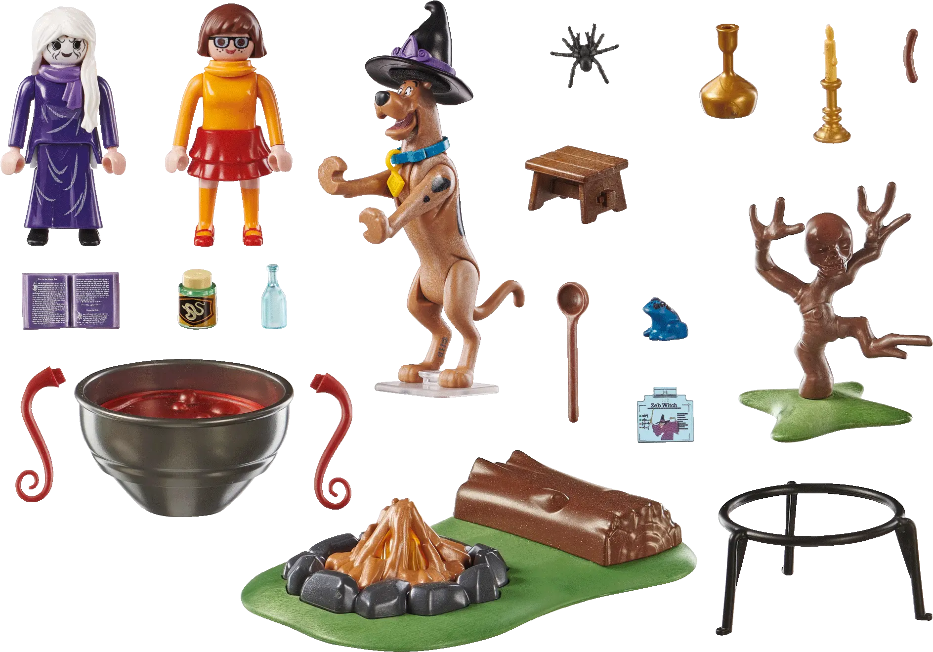 Scooby Doo Adventure In The Witchu0027s Cauldron 70366 Scooby Doo Playmobil Cauldron Png Scooby Doo Transparent