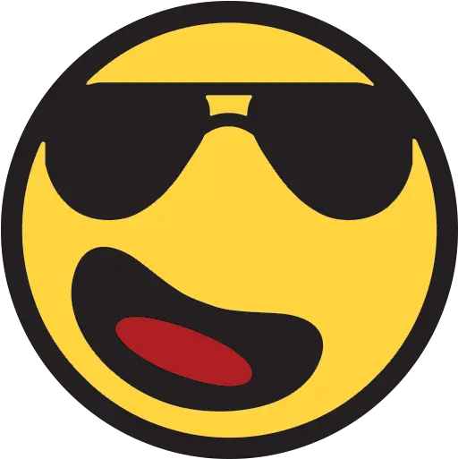 Smiling Face With Sunglasses Emoji For Facebook Email U0026 Sms Facebook Emoji Glasses Png Sunglasses Emoji Transparent