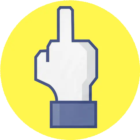 Renegade News The News We Twist To Fit Facebooku0027s 2nd Fb Middle Finger Png Wave Emoji Png