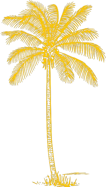 Yellow Palm Tree Clip Art Coconut Tree Clipart Black And Palm Tree Png Drawing Palm Tree Clipart Png png