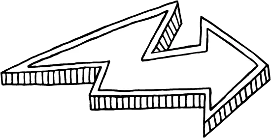 Zigzag Arrow Graphic Picmonkey Graphics Line Art Png Thin Arrow Png