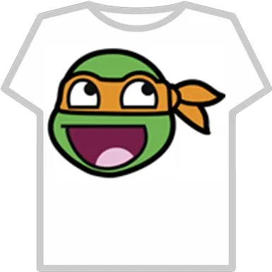 Epic Faced Teenage Mutant Ninja Turtle Marshmello T Shirt Roblox Free Png Ninja Turtle Logo