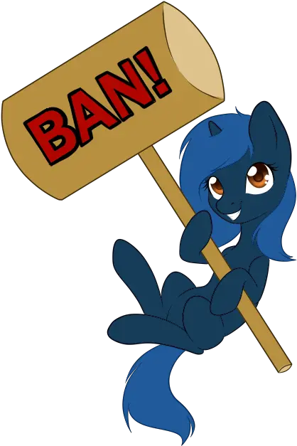 Banhammer Cute Derpibooru Exclusive Mlp Ban Hammer Png Ban Hammer Png