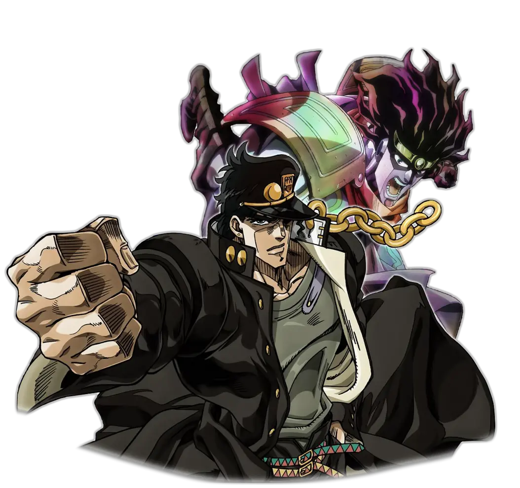 Download Jotaro Kujo Stardust Crusaders Jojo Joestar Png Jotaro Kujo Png