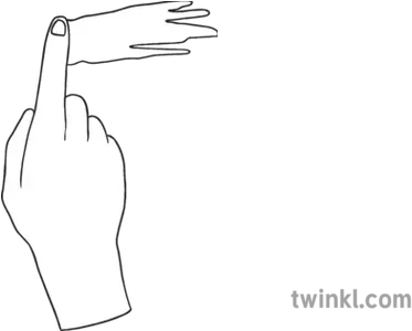 Hand Smudge Finger Point Ks1 Black And White Rgb Horizontal Png Point Finger Png