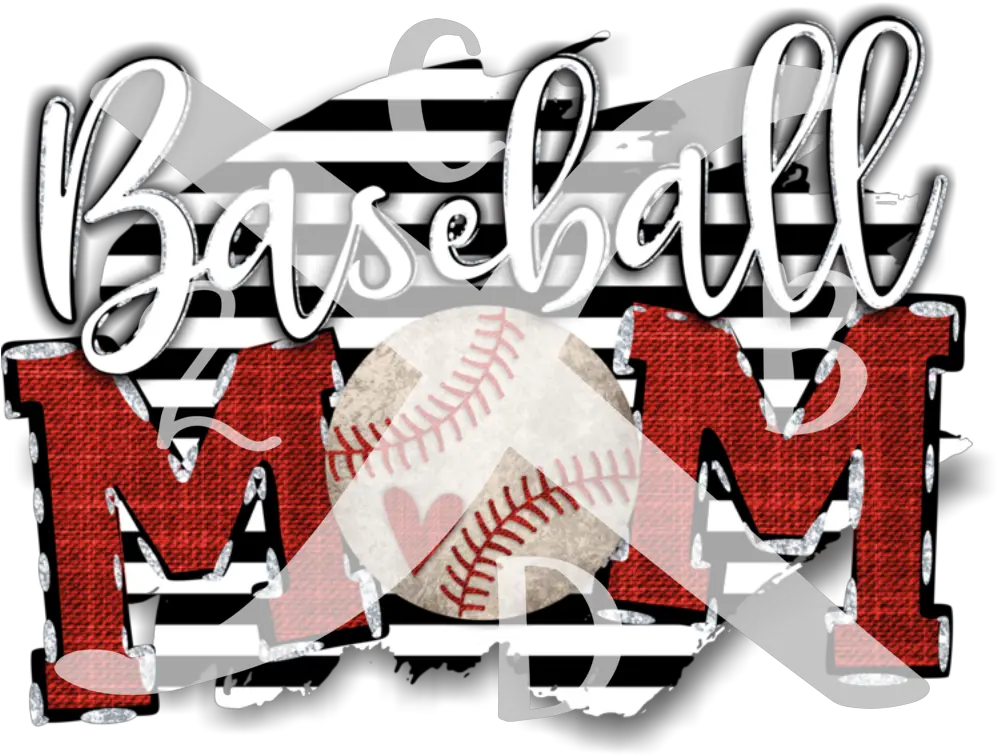 Baseball Mom U2014 2 Crazy B Designs Vinyl Png