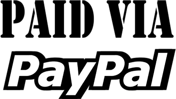 Paid By Paypal Stock Stamp Paypal Png Paid Stamp Png