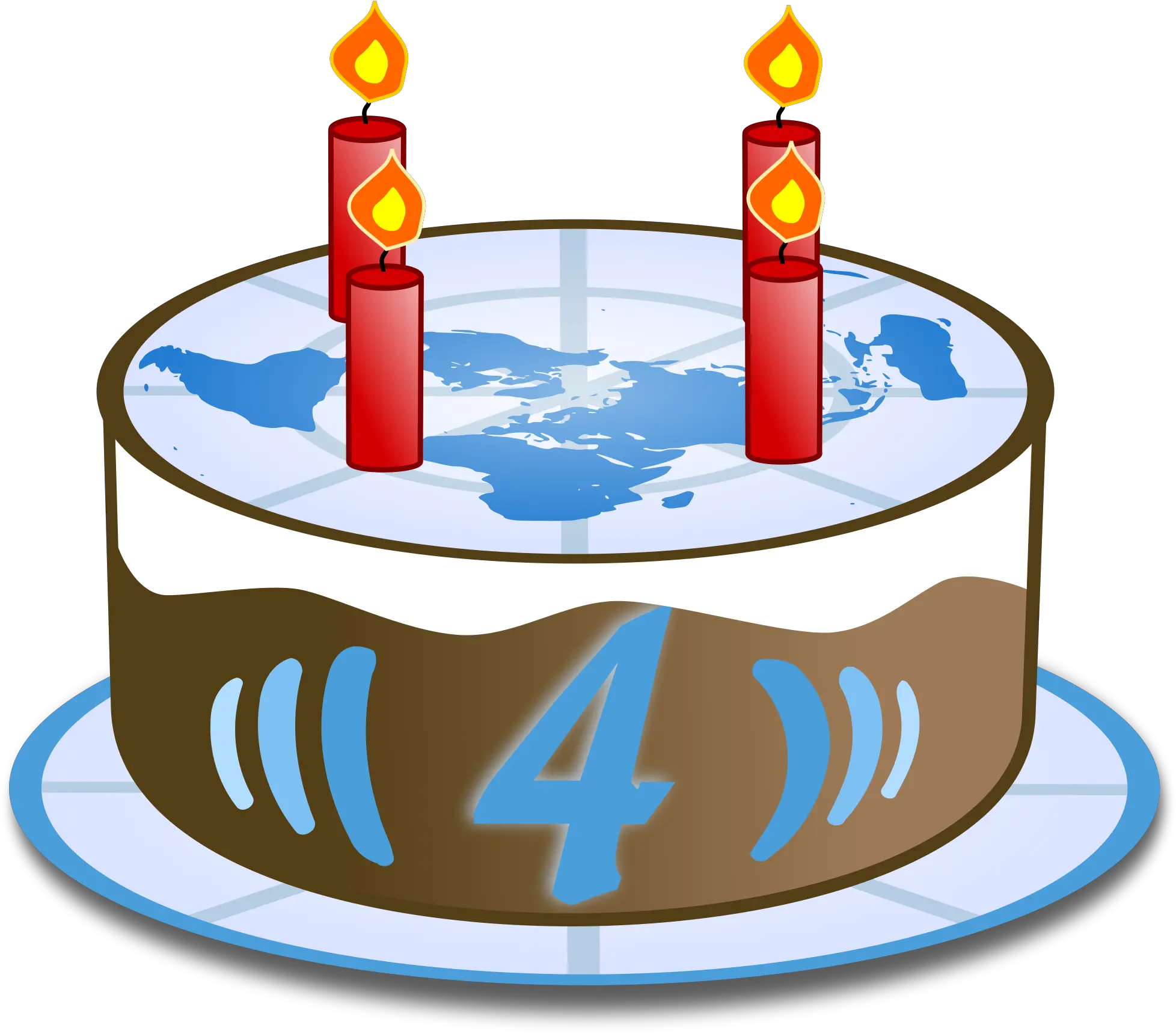 Birthday Cake 4 Png Transparent 4 Year Birthday Cake Png Birthday Cake Transparent png