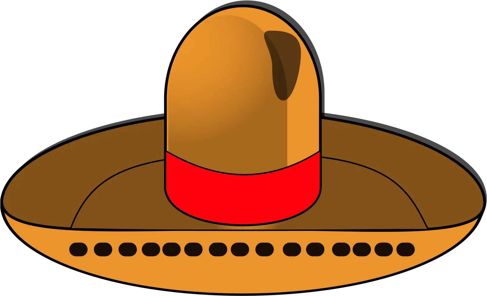 Sombrero Svg Vector Clip Art Svg Clipart Sombrero Clipart Png Sombrero Transparent Background