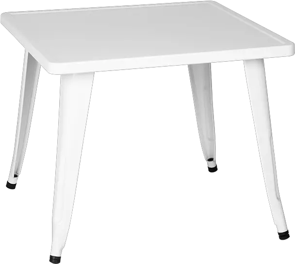 White Petite Cafe Table Rentals Bright Solid Png Cafe Table Png