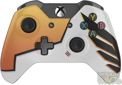 Mercy Destiny Xbox One Custom Controller Png Overwatch Master Icon