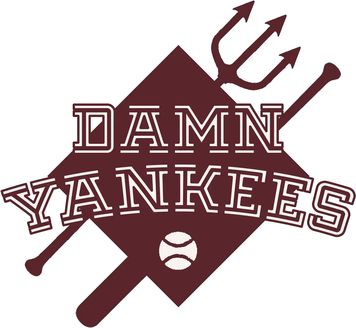 Damn Yankees Vanderbilt Off Broadway Graphic Design Png Yankees Logo Transparent