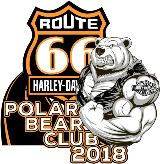 Harley Logo Harley Davidson Polar Bear Run Png Harley Logo Png