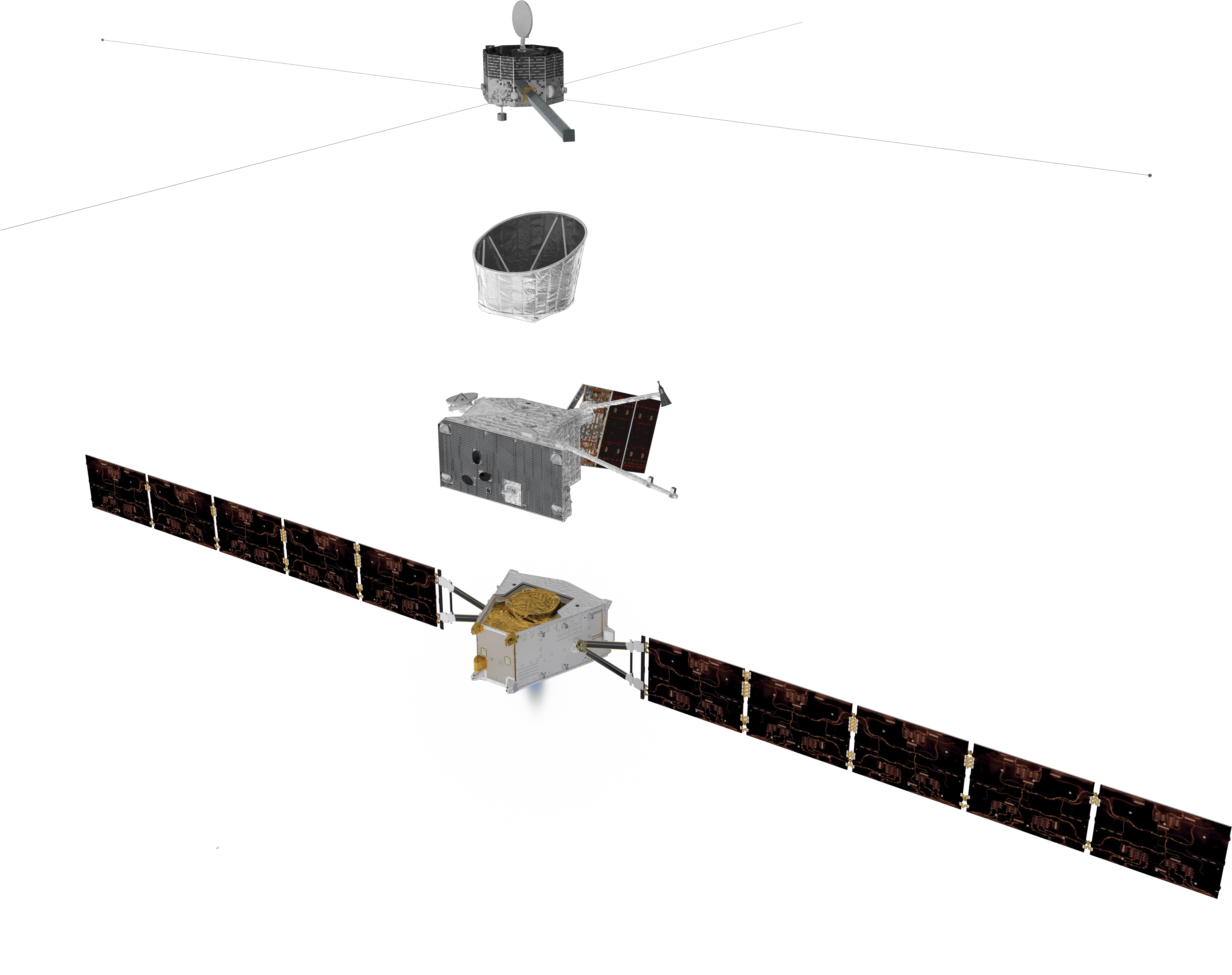 Esa Science U0026 Technology Bepicolombo Exploded View Png Missile Transparent Background
