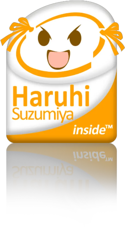 Haruhi Inside By Phracktal Intel Stickers Know Intel Inside Png Intel Icon