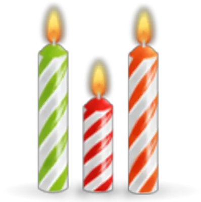 High Resolution Birthday Candles Png Icon 31032 Free Orange Birthday Candle Transparent Background Candles Png