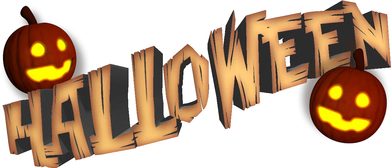 Halloween Party 2018 Nome Halloween Em 3d Png Halloween Party Png png