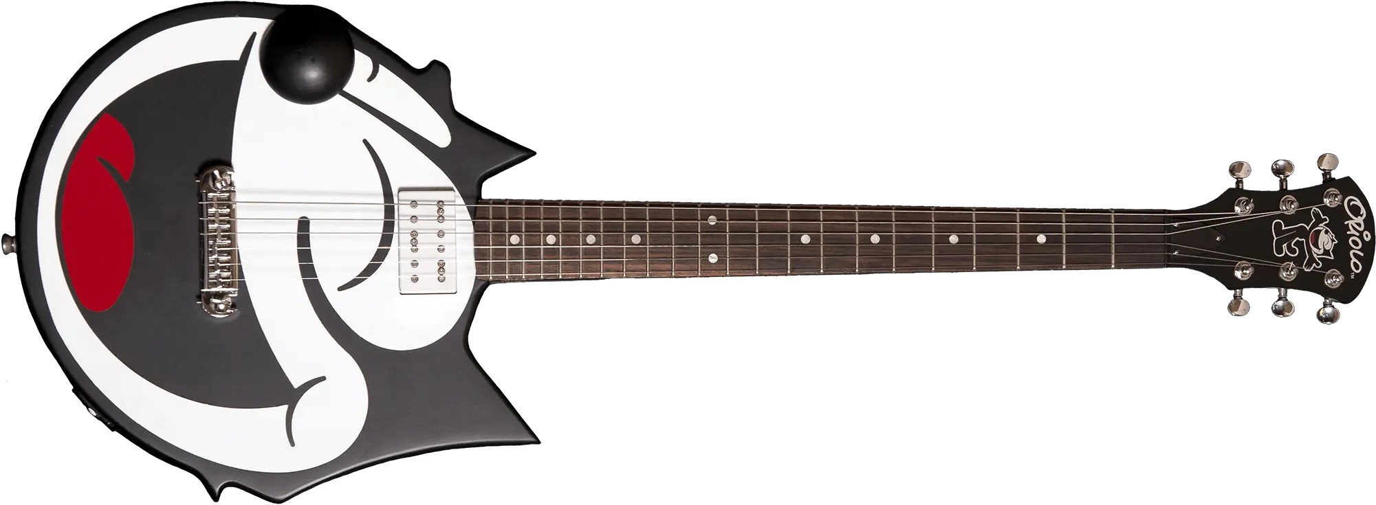 Felix Face Guitar Oriolo Felix The Cat Guitar Png Felix The Cat Png