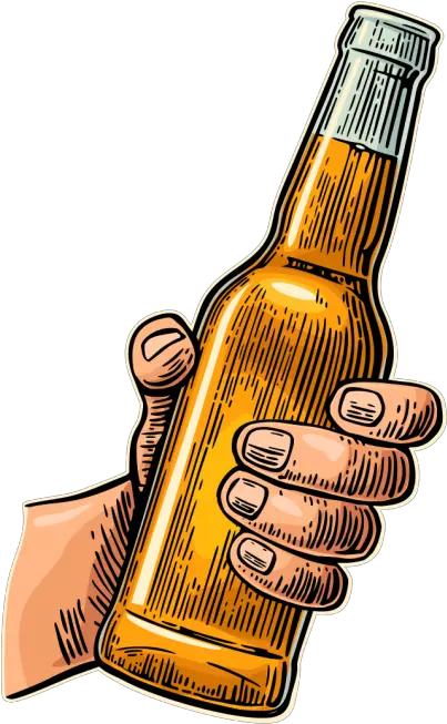 Thanks To Budweiser And Wisconsin Distributors For Cheers Hand Beer Bottle Illustration Png Cheers Png