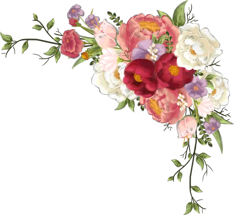 Pinkplantflower Png Clipart Royalty Free Svg Png Flower Front Page Design For Project Bouquet Of Roses Png