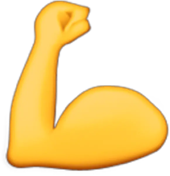 Bicep Muscle Transparent Png Muscle Emoji Png Muscle Png