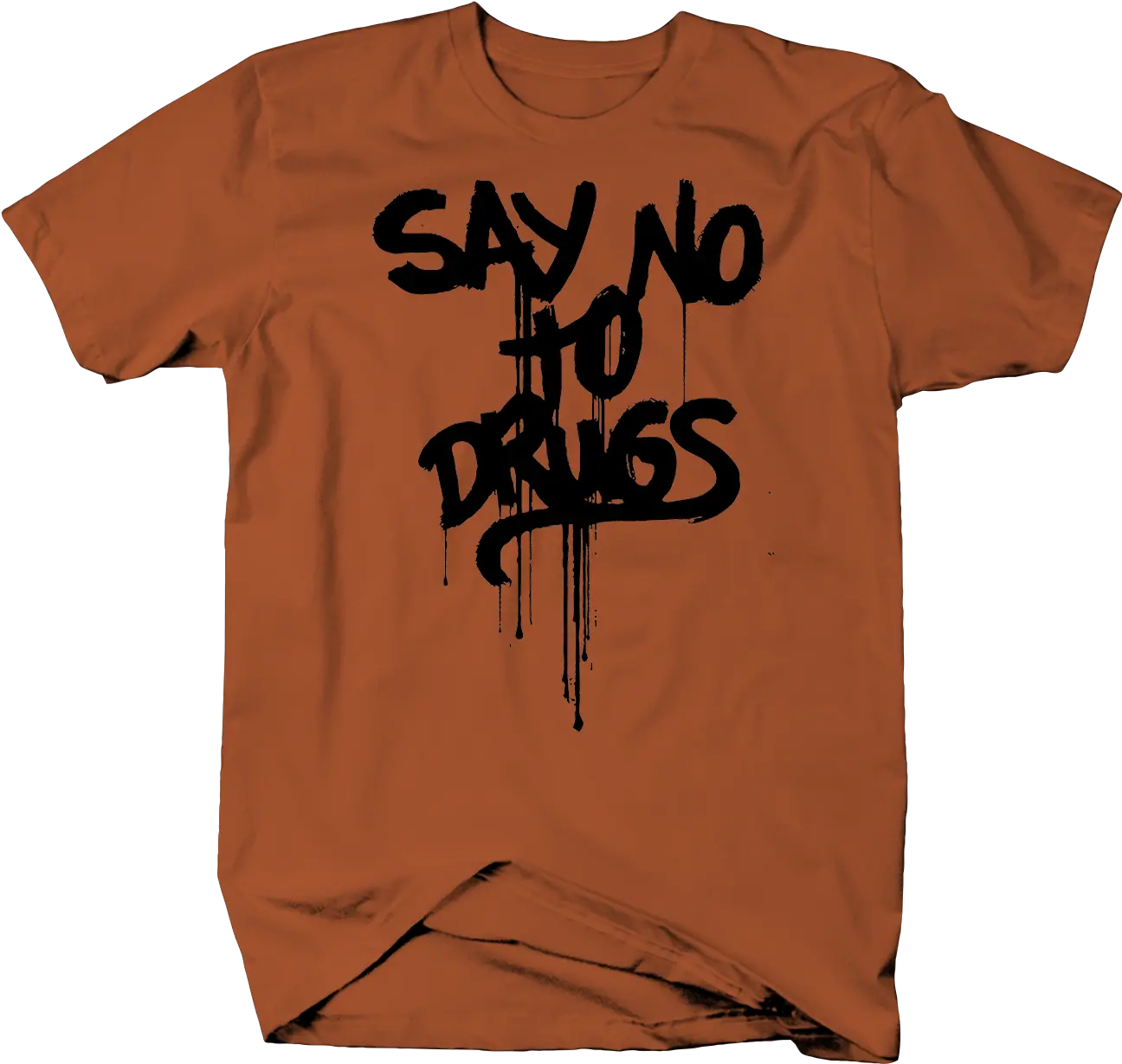 Details About Say No To Drugs Dripping Paint Color T Shirt Calligraphy Png Dripping Paint Png