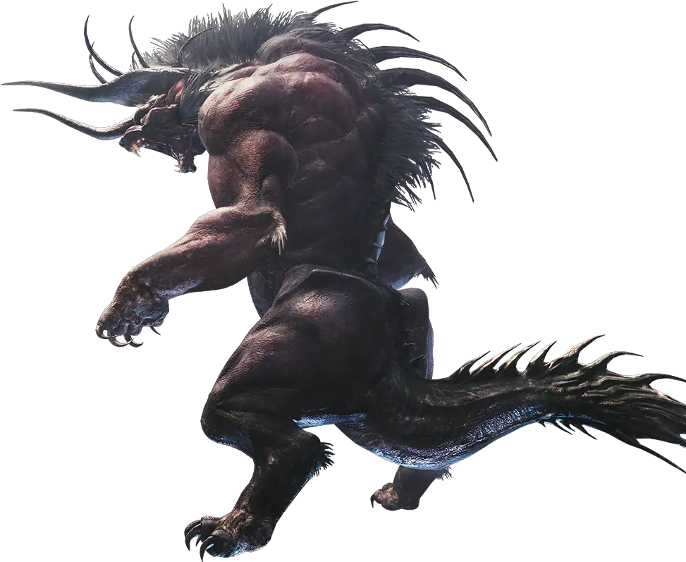 Monster Hunter World Monster Hunter Final Fantasy Behemoth Png Moogle Png