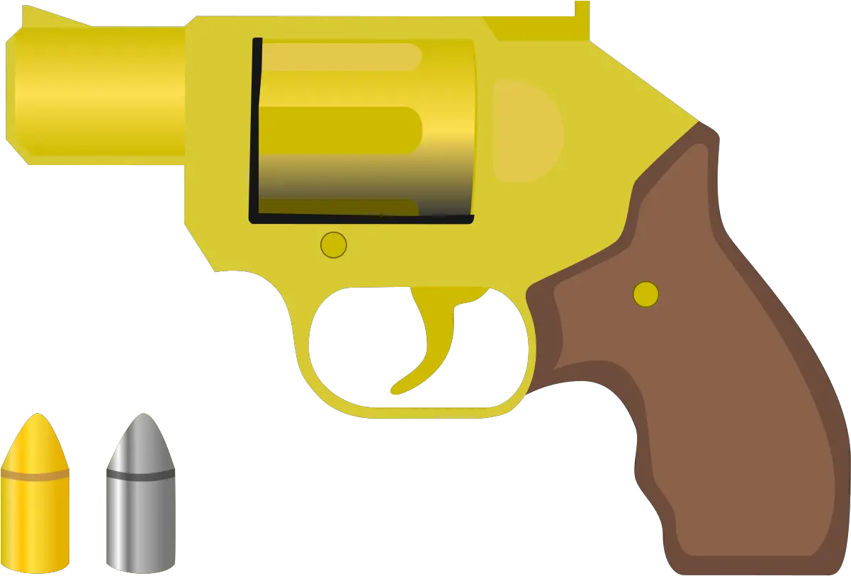 Gun Weapon Revolver Ammunition Classical Clipart Png Ammunition Pointing Gun Png