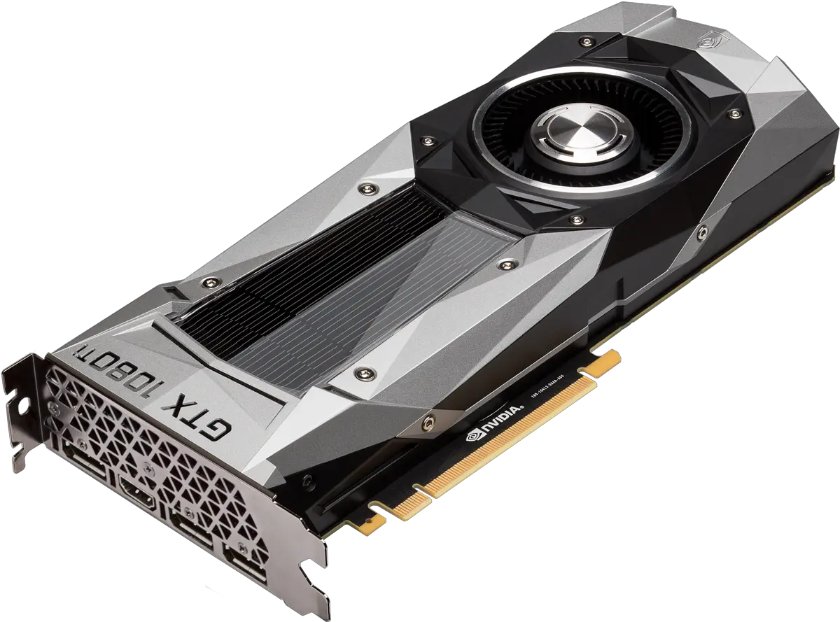 Geforce Gtx 1080 Vector Royalty 1080 Ti Founders Edition Png Nvidia Png
