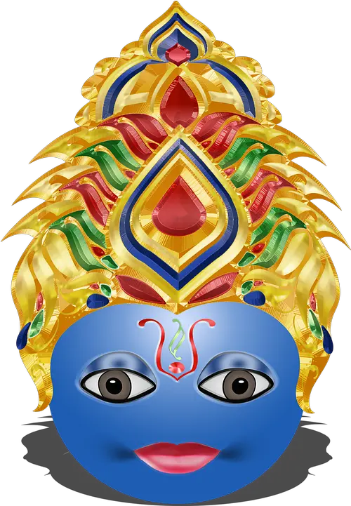 Graphic Vishnu Hindu Free Vector Graphic On Pixabay Ravan Crown Png Hindu Png