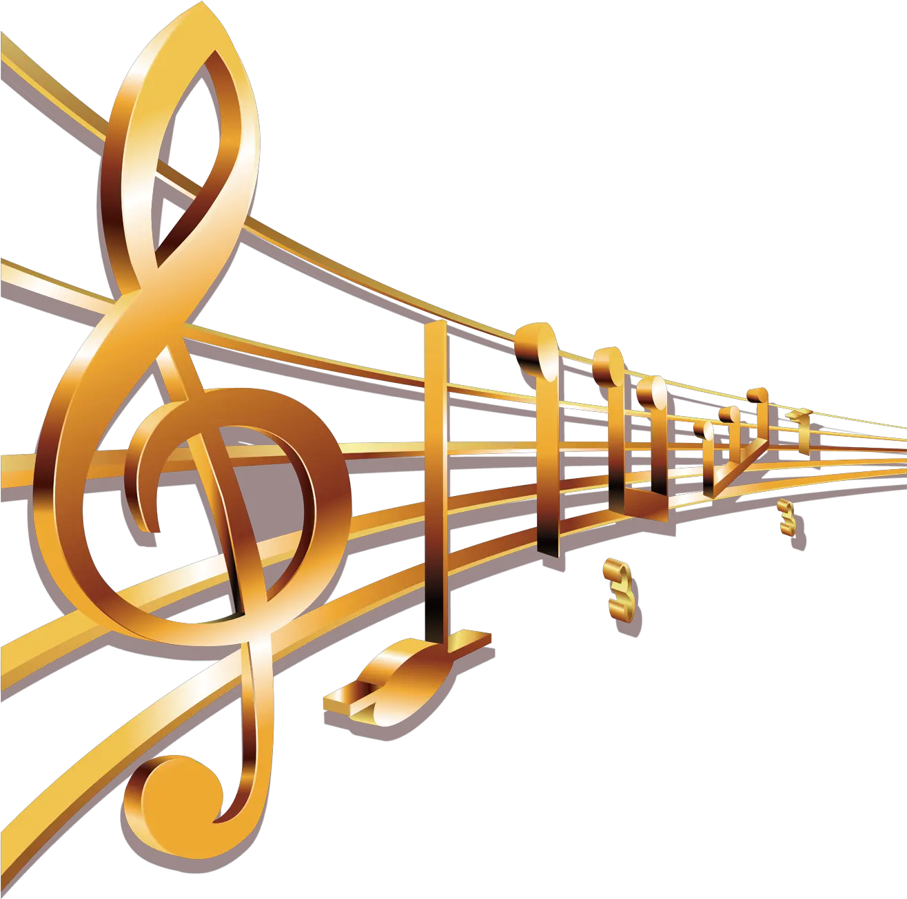 Gold Music Note Png Clipart Gold Musical Notes Transparent Background Music Note Png png