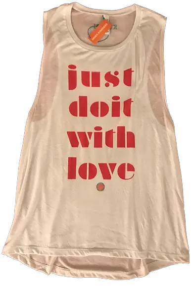 Just Do It Love Varsity Tank Active Tank Png Just Do It Transparent