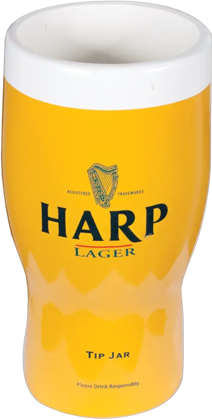 Download Harp Tip Jar Harp Lager Png Tip Jar Png