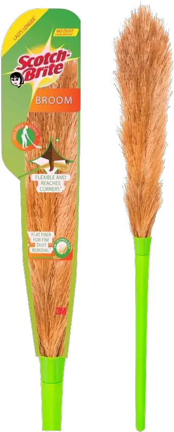 Scotch Brite Broom 1 Pc Scotch Brite Greener Clean Png Broom Transparent
