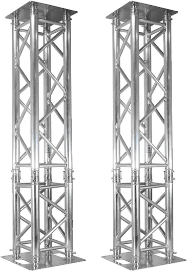 Download Hd Professional Dj Lighting Stands Silver Truss X 2m Podium Truss Png Stand Png