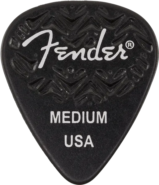 Fender 351 Shape Wavelength Celluloid Guitar Picks 6 Pack Medium Fender Png Guitar Pick Png