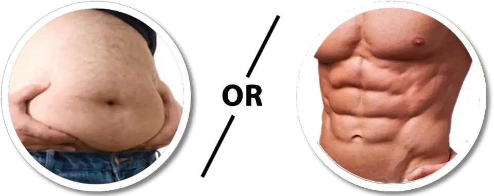 Fat Belly Vs Abs Transparent Cartoon Jingfm Fat Stomach Vs Abs Png Abs Png