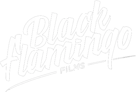Black Flamingo Films U2013 Miami Based Production And Post Calligraphy Png Flamingo Logo
