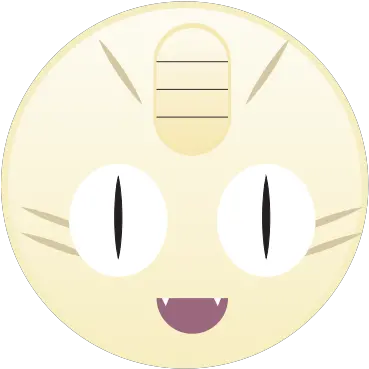 Pokemon Go Meowth Cute Monster Icon Png Transparent