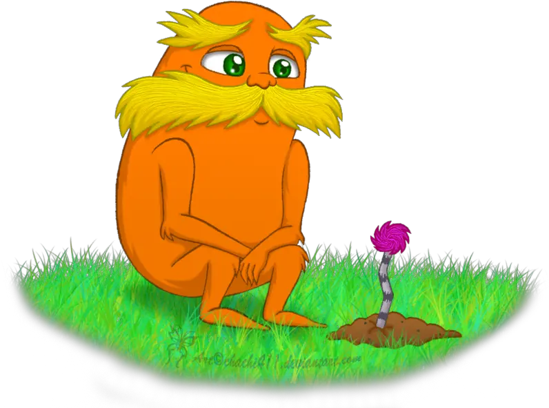 Lorax Background Posted Doctor Seuss Lorax Drawings Png Lorax Png