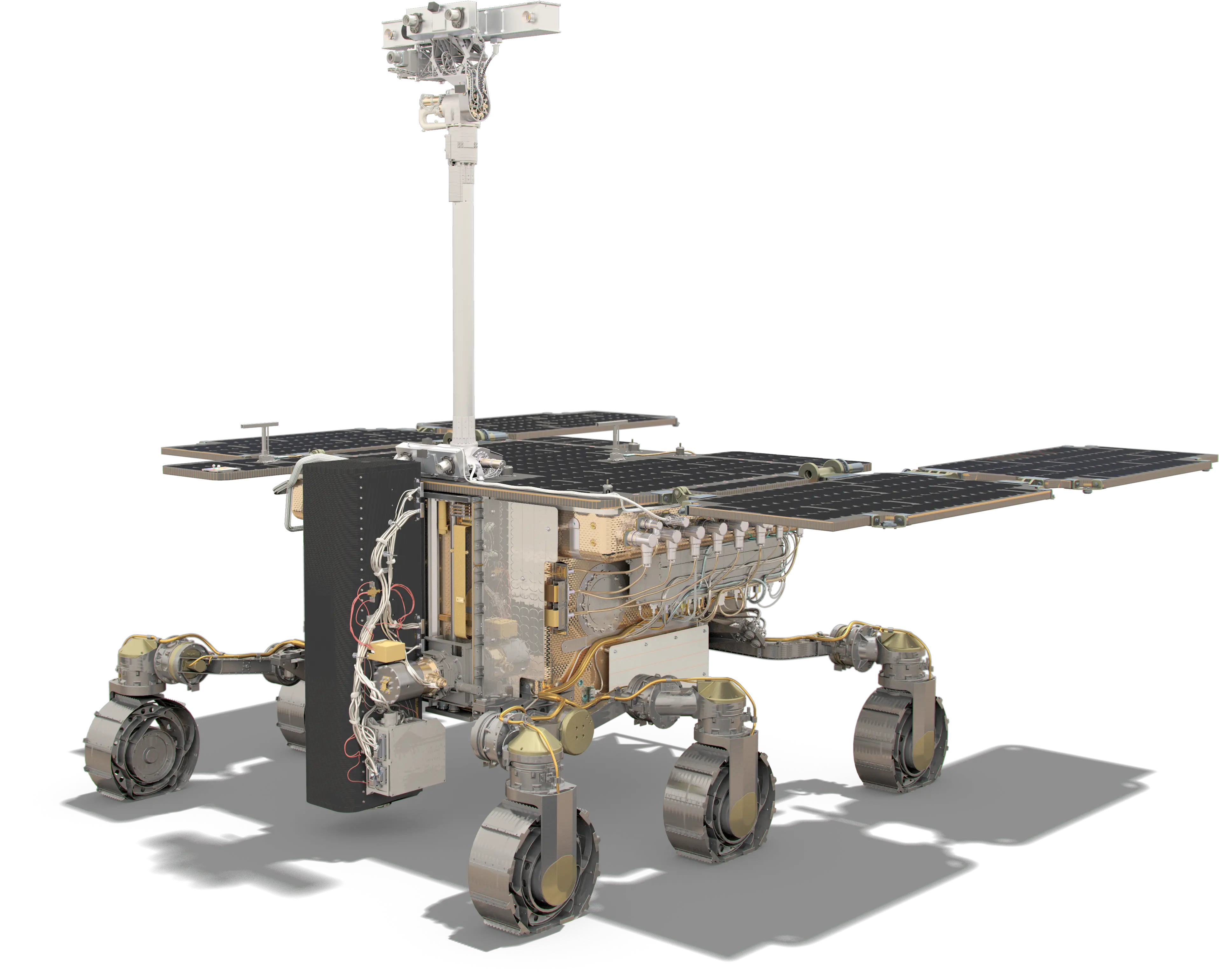 Esa Robotic Exploration Of Mars Exomars Rover Side View Png Mars Transparent