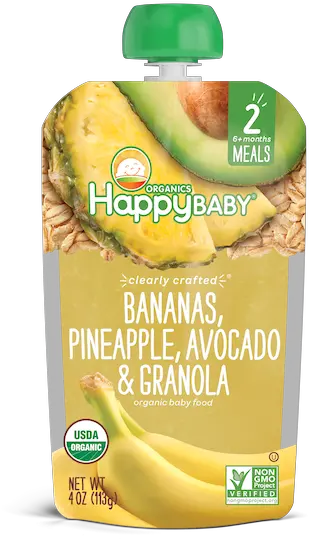 Bananas Pineapple Avocado U0026 Granola Banana Png Avocado Transparent