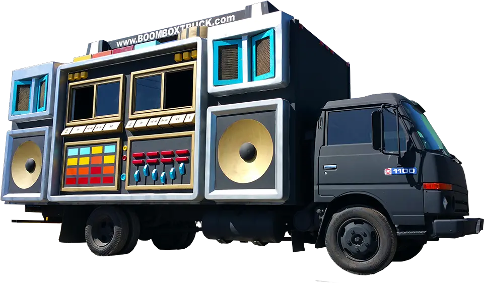 Dj Audio U2013 Ems Attractrions Dj Truck Png Boom Box Png