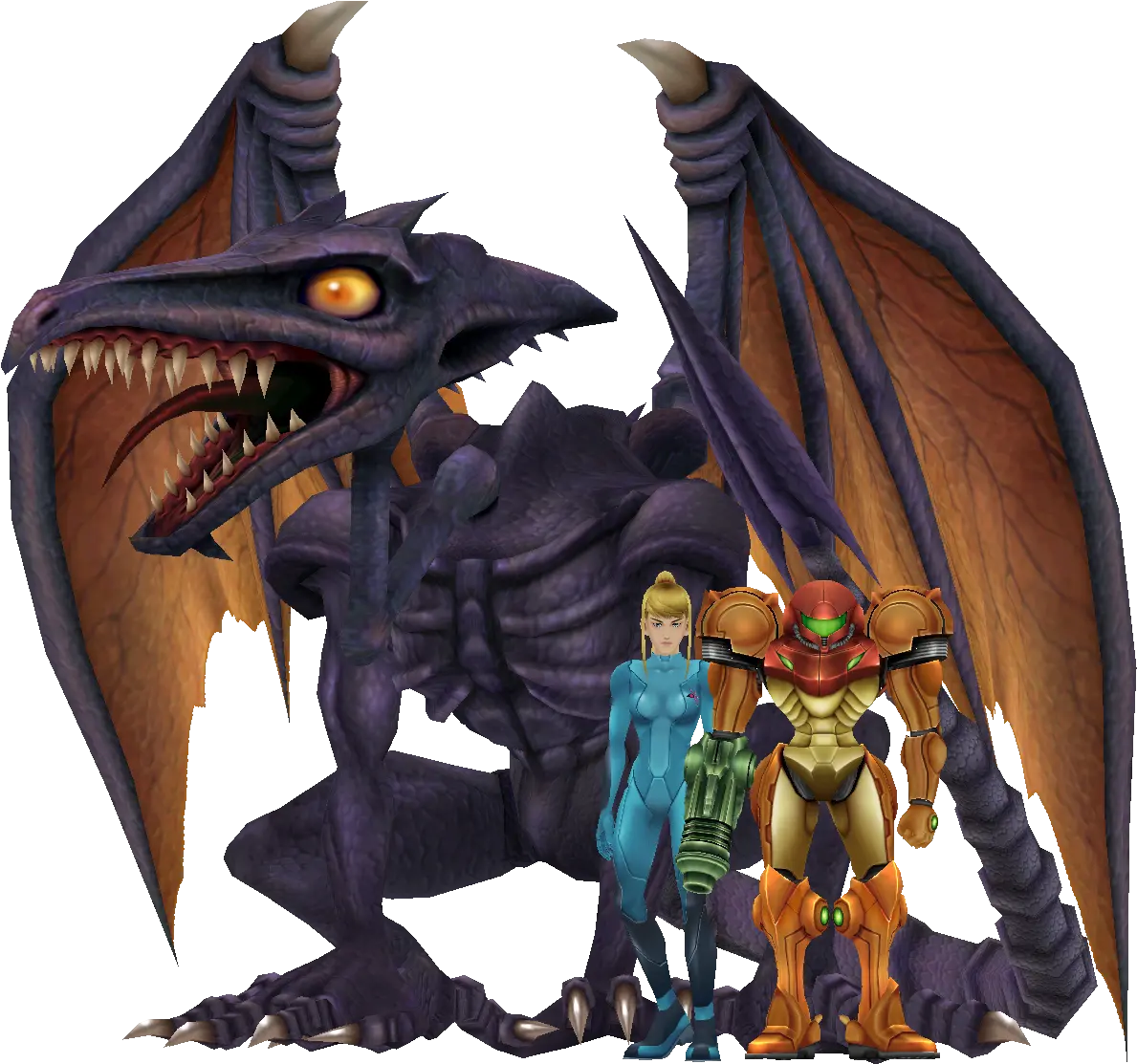Ridleyu0027s Average Size In Comparison To Samus Ridley Is Too Ridley Smash Bros Size Png Ridley Png