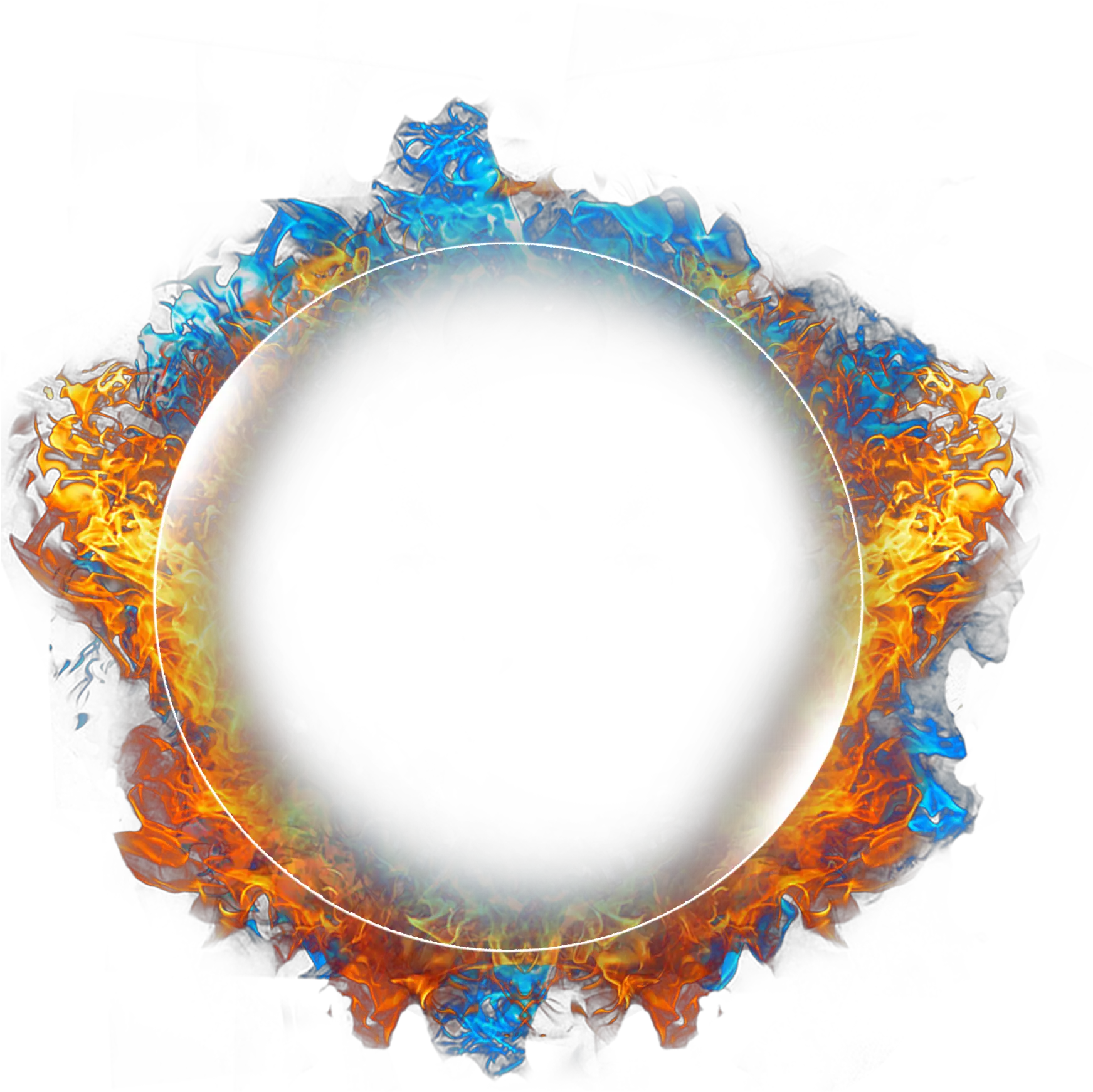 Crystalball Frame Mirror Magic Smoke Freetoedit Effect Picsart Smoke Circle Png Smoke Effect Transparent png