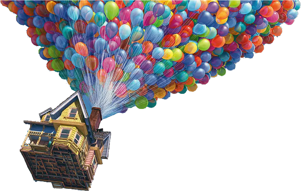 Sticker Up Pixar Transparent Balloons Png Up Balloons Png