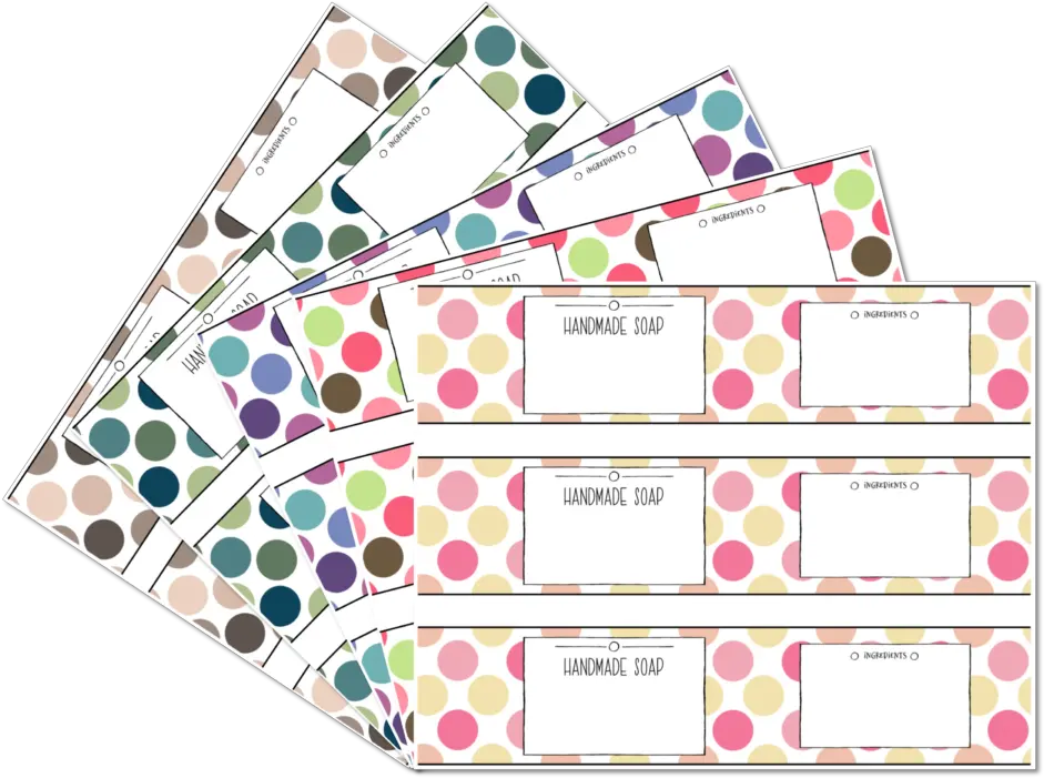 Polka Dot Soap Labels Soap Authority Paper Png Polka Dot Png