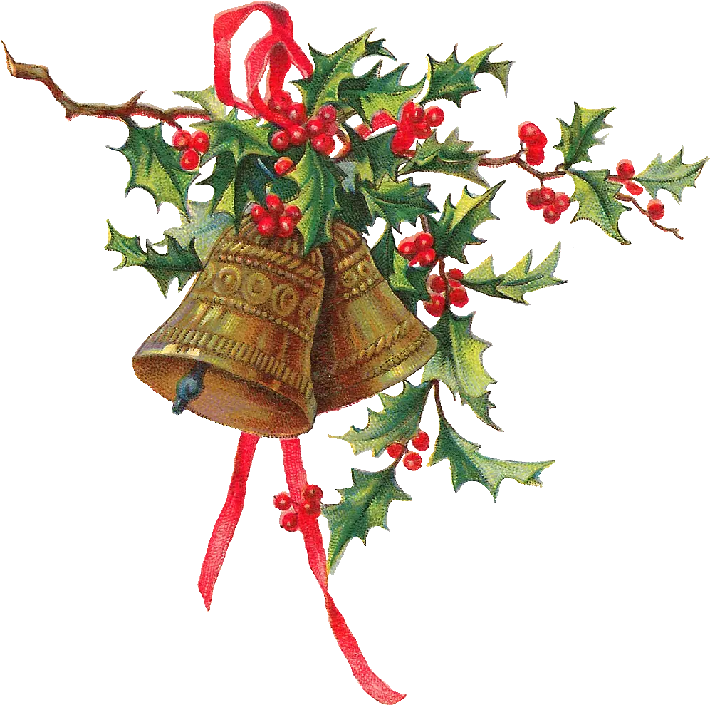 Download Holley Clipart Printable Christmas Christmas Christmas Holly Bells Clipart Png Christmas Holly Png png