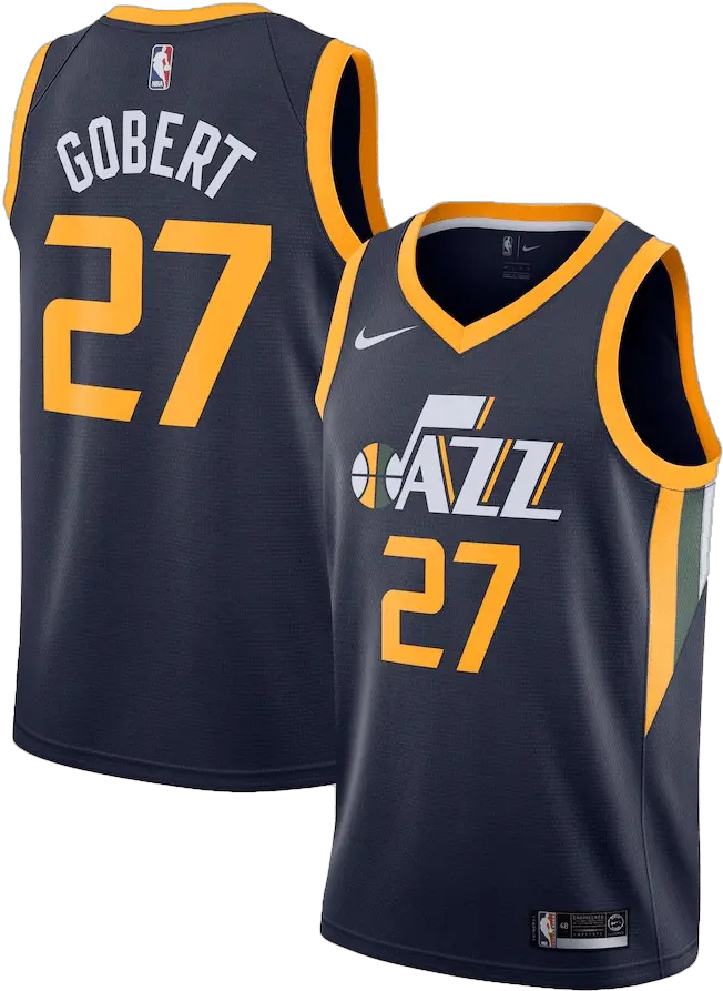 Utah Jazz Rudy Gobert 27 Nike Navy Swingman Nba Jersey Icon Edition Utah Jazz Png Lakers Icon Jersey